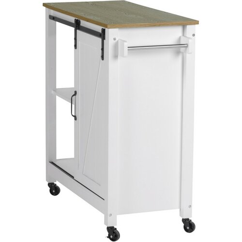 Wenko Wózek kuchenny Landhaus, 80 × 40 × 88,5 cm