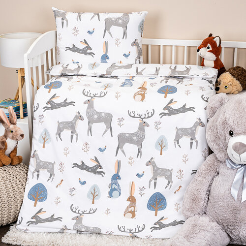 4Home Дитяча бавовняна постільна білизна  Boho woodland, 100 х 135 см, 40 х 60 см