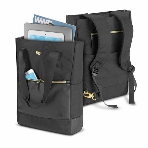 SOLO NEW YORK Dámská taška/batoh pro NB Parker Hybrid, černá