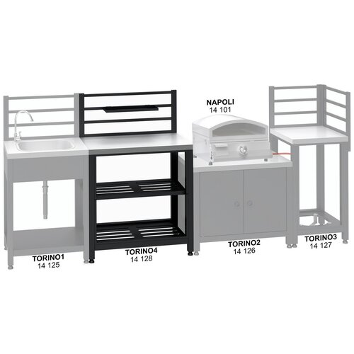Cattara 14128 masă modul pentru bucătărie în aerliber Torino 4
