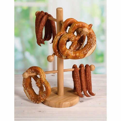 Kesper 58615 Stojak na precle i wędliny, 6 ramion, wys. 37 cm