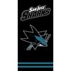 BedTex Osuška NHL San Jose Sharks Black, 70 x 140 cm