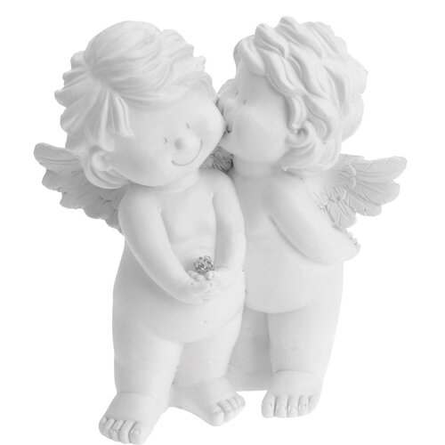 Anioły świąteczne Kiss in Sky, 13,5 cm