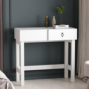 Măsuță cosmetică Nero White