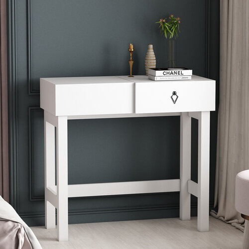 Măsuță cosmetică Nero White