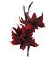 Umelá kvetina magnólia červená