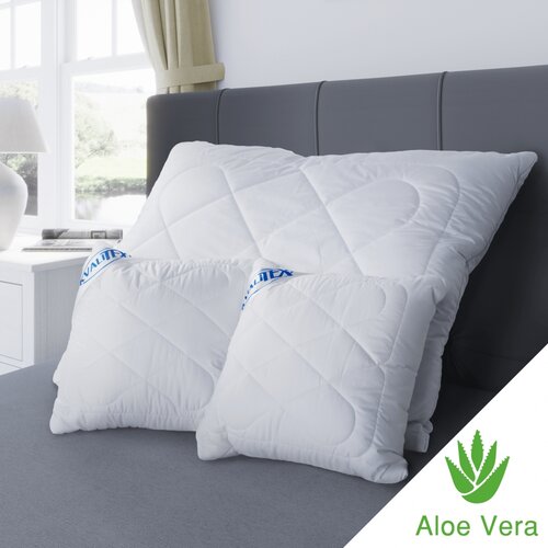 Kvalitex Vzglavnik Aloe Vera z zadrgo 300 g, 40 x40 cm