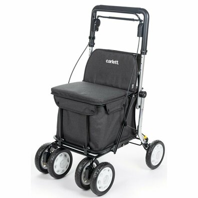 Carlett Senior Comfort nakupovalna torba nakolesih 29 l, temno siva