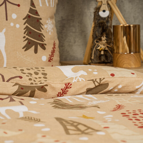 4Home Pościel flanelowa Festive, 140 x 220 cm, 70 x 90 cm