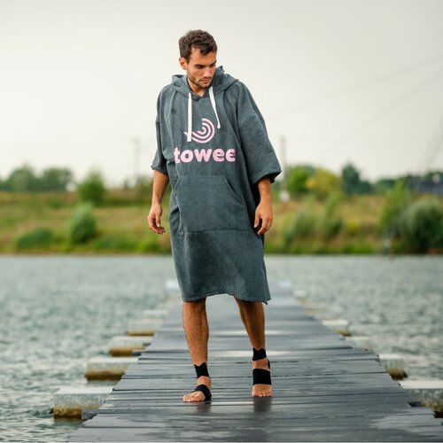 Towee Surf Poncho Rosa, 80 x 115 cm