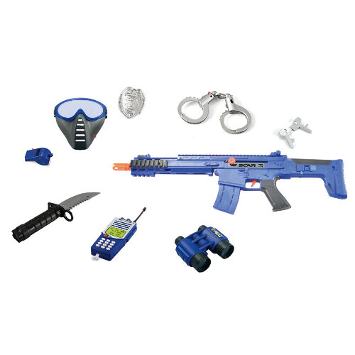 Set de poliție cu accesorii Rappa