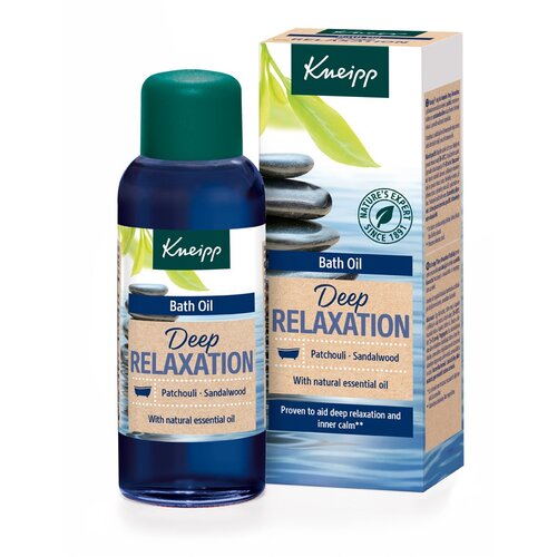 Obrázok Kneipp Deep Relaxation Patchouli & Sandalwood olej do kúpeľa 100 ml