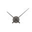 Karlsson 4348GY ceas de perete de design gri, 48 cm diametru