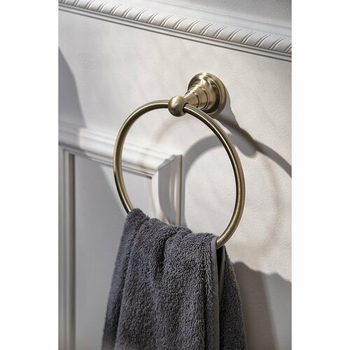 SAPHO 1318-06 Diamond suport pentru prosoape,rotund, bronz