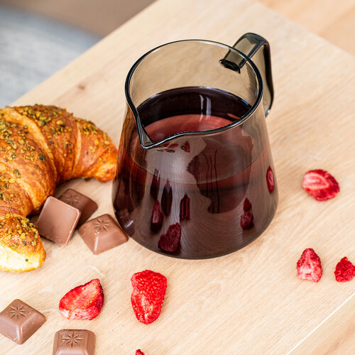 4Home Steklena steklenica za mleko HazeHot&amp;Cool 550 ml, 1 kos