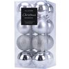 Weihnachtsschmuck-Set Agira 16 St.,  Silber, D. 5 cm