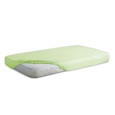 Babymatex Otroška neprepustna jersey rjuha zelena,60 x 120 cm