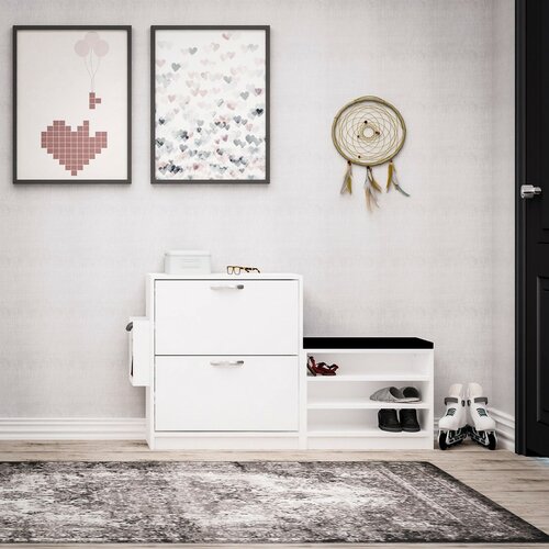 Schuhschrank Trend White