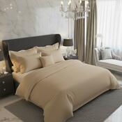 Set de lenjerie de pat Kvalitex din satin, bej,140 × 200 cm, 70 × 90 cm