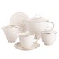 Set de cafea MariaPaula cu 21 de piese Ecru NovaGold Line