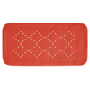 Spirella Anti-Rutsch-Badewannenmatte ALASKA, rot, 91 x 36 cm