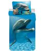Bavlněné povlečení Delfín blue, 140 x 200 cm, 70 x 90 cm