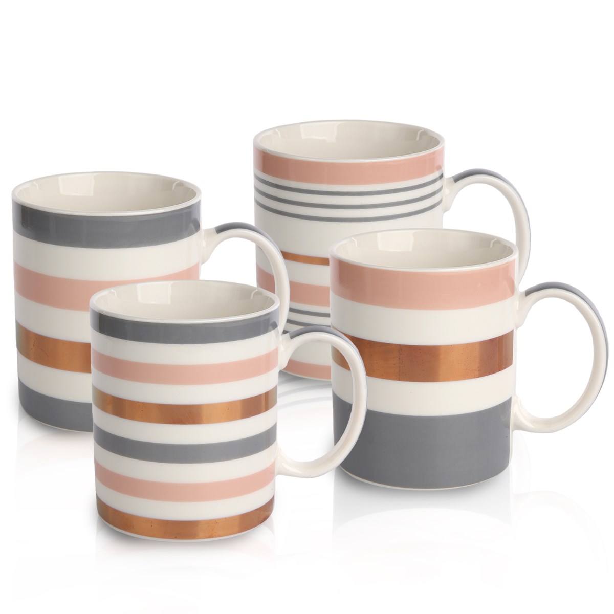 Sada hrnčekov Copper, 350 ml, 4 ks