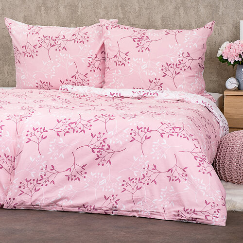 4Home Baumwollbettwäsche Harmony rosa, 140 x 220 cm, 70 x 90 cm