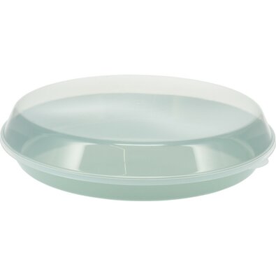 EH Servirna plastična posoda s pokrovom 35,5 x 8,5cm, zelena