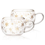 4Home Snow Hot&Cool therno pohár cappuccinohoz, 270 ml, 2 db
