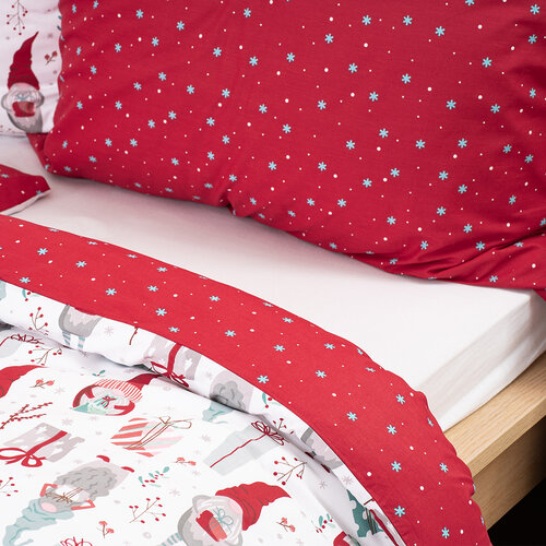 Lenjerie de pat din bumbac 4Home Christmas Elf,140 x 200 cm, 70 x 90 cm