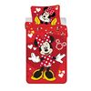 Jerry Fabrics Дитяча бавовняна білизна Minnie, Red heart, 140 х 200 см, 70 х 90 см