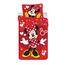 Jerry Fabrics Дитяча бавовняна білизна Minnie, Red heart, 140 х 200 см, 70 х 90 см