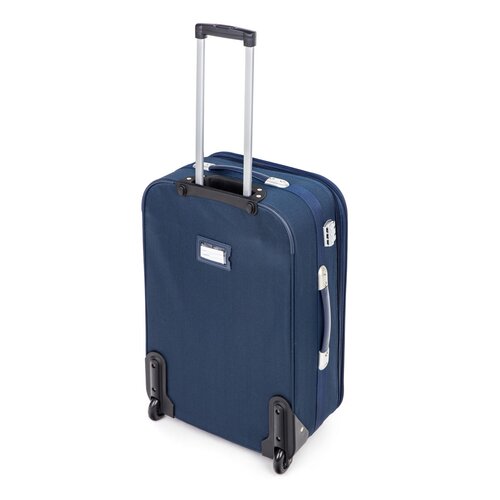 Pretty UP Cestovní textilní kufr TEX24 M, modrá