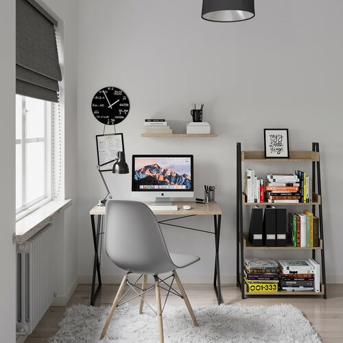 Homede Biurko Glam orzech, 80 x 50 x 84 cm