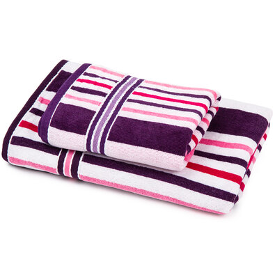 Set prosoape Stripes Ira, 70 x 140 cm, 50 x 90 cm