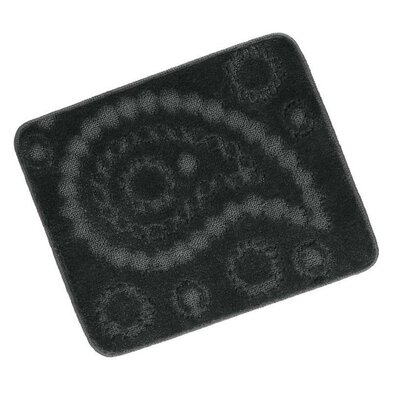 Bellatex Килимок для ванної кімнати Bany без вирізів Кашемір антрацит, 60 x 50 см