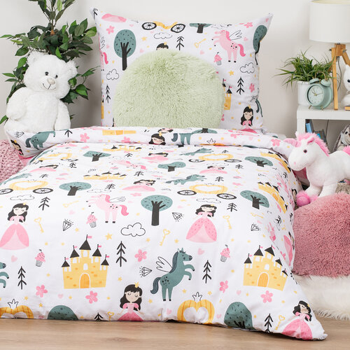 Lenjerie de pat din bumbac pentru copii 4Home Fairytale Dream, 140 x 200 cm, 70 x 90 cm