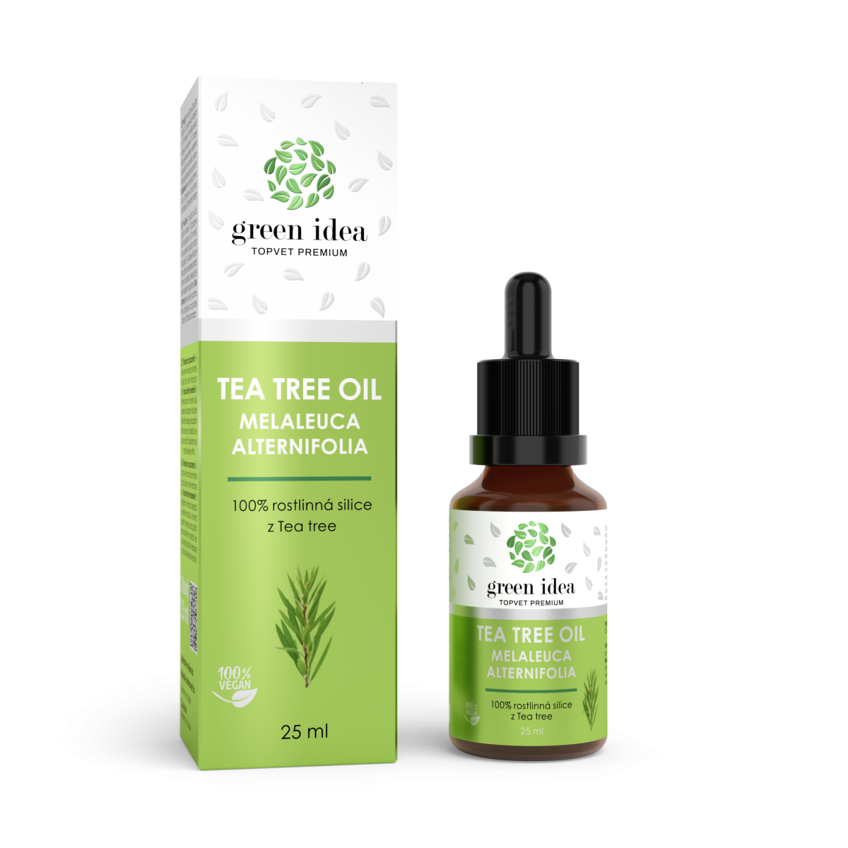 Topvet Rostlinná silice Tea tree 100%, 25 ml