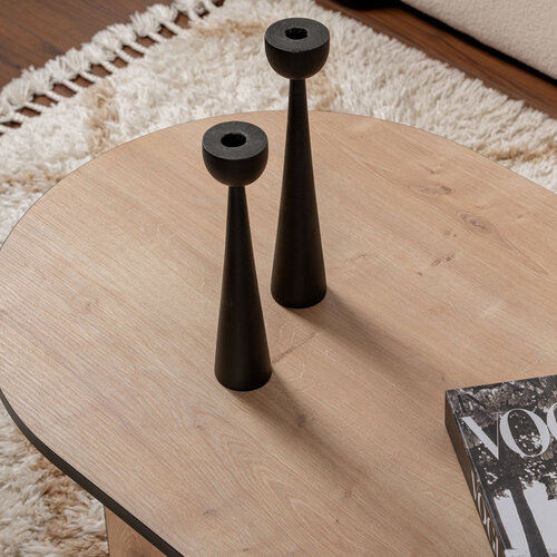 Couchtisch Sable Sapphire Oak Black