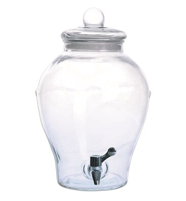 Orion Steklena steklenica z pipico APPLE, 6,5 l