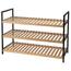 Suport pentru pantofi Bamboo, 3 rafturi, 70 x 48,5 x 30 cm