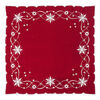 Vianočný obrus Vianočná hviezda červená, 85 x 85 cm