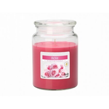 Świeczka zapachowa w szkle Róża, 500 g
