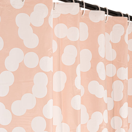 4Home Duschvorhang Romance rosa, 180 x 180 cm