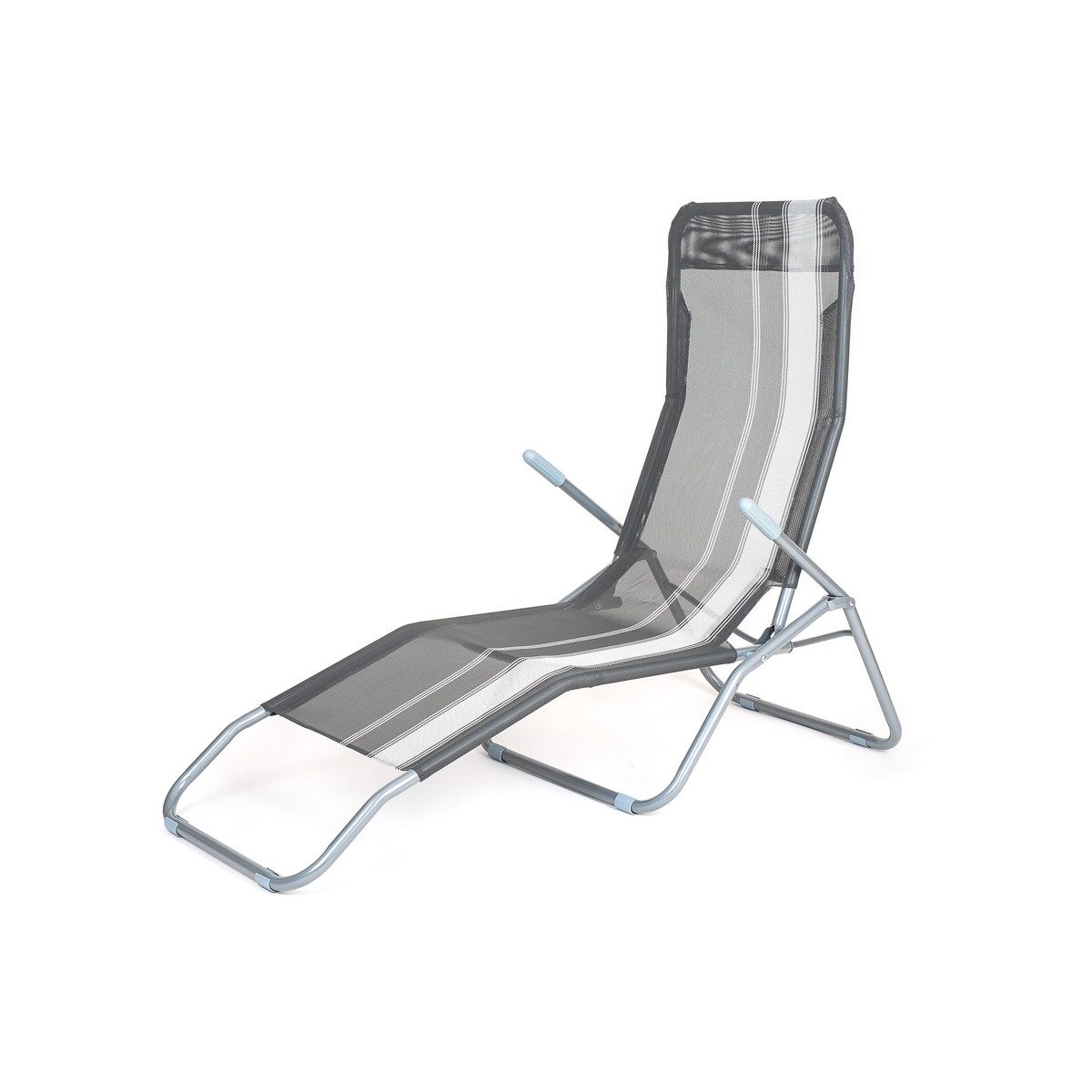 Happy Green Strandfotel antracit, 142 x 60 x 96cm, 142 x 60 x 96 cm