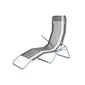 Happy Green Strandfotel antracit, 142 x 60 x 96cm, 142 x 60 x 96 cm