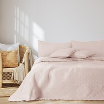 AmeliaHome Покривало для ліжка Meadore пудровий, 220 x 240 см