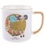 Porcelanasti hrnček Zvěrokruh - Beran, 460 ml
