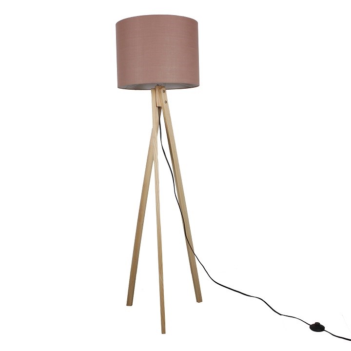 Tempo Kondela Stojaca lampa Lila 8, hnedá